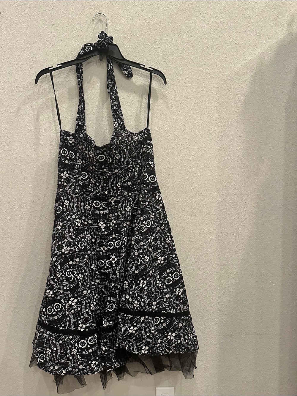 Book of Life Sugar Skull Halter Dress Goth Halloween Size 14 - Picture 2 of 5